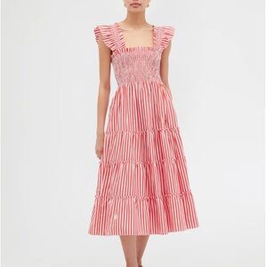 Hill house red and white nap dress. Size XL